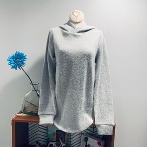 LOFT Gray Knit Sweater